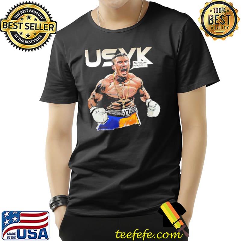 Vintage oleksandr usyk I am very feel heavyweight champ fanart shirt