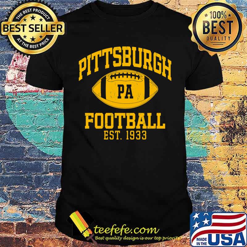 Pittsburgh Est. 1933 Sports Vintage Football Classic Unisex 