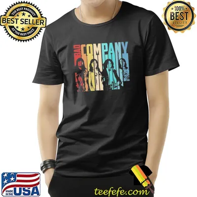 Vintage retro bad company band shirt