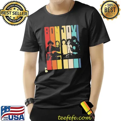 Vintage retro bon jovI classic shirt