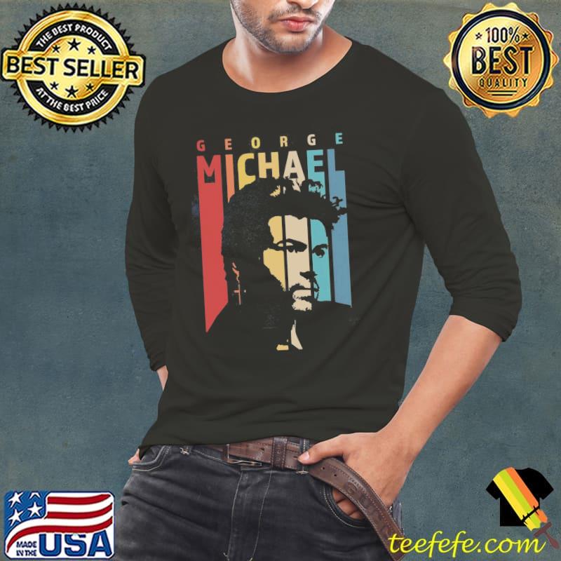 Vintage retro george michael classic s Long Sleeve Tee Vintage retro george michael classic s Long Sleeve Tee