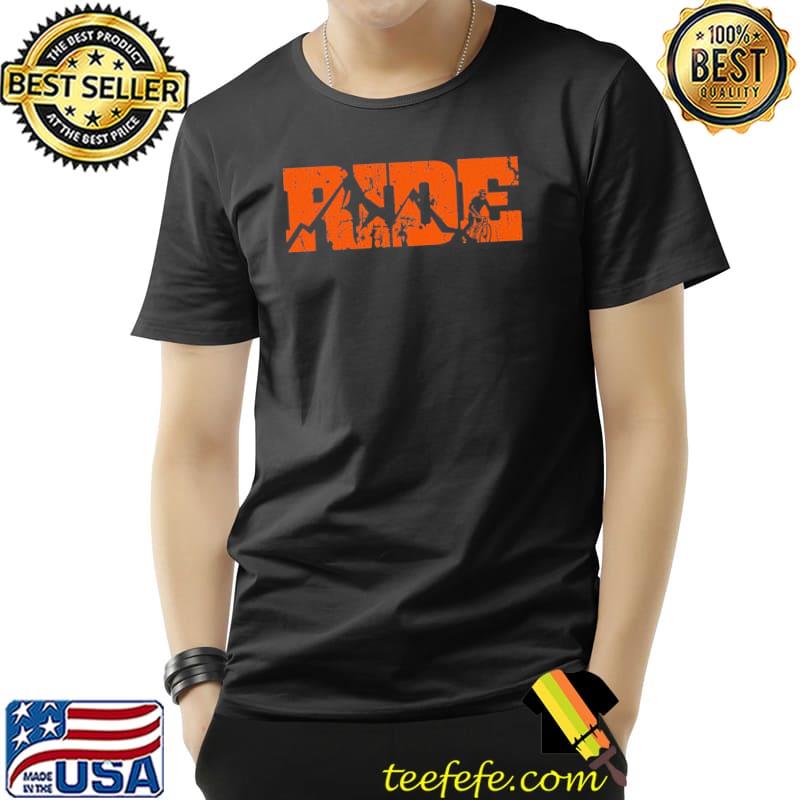Vintage ride mountain bike classic shirt