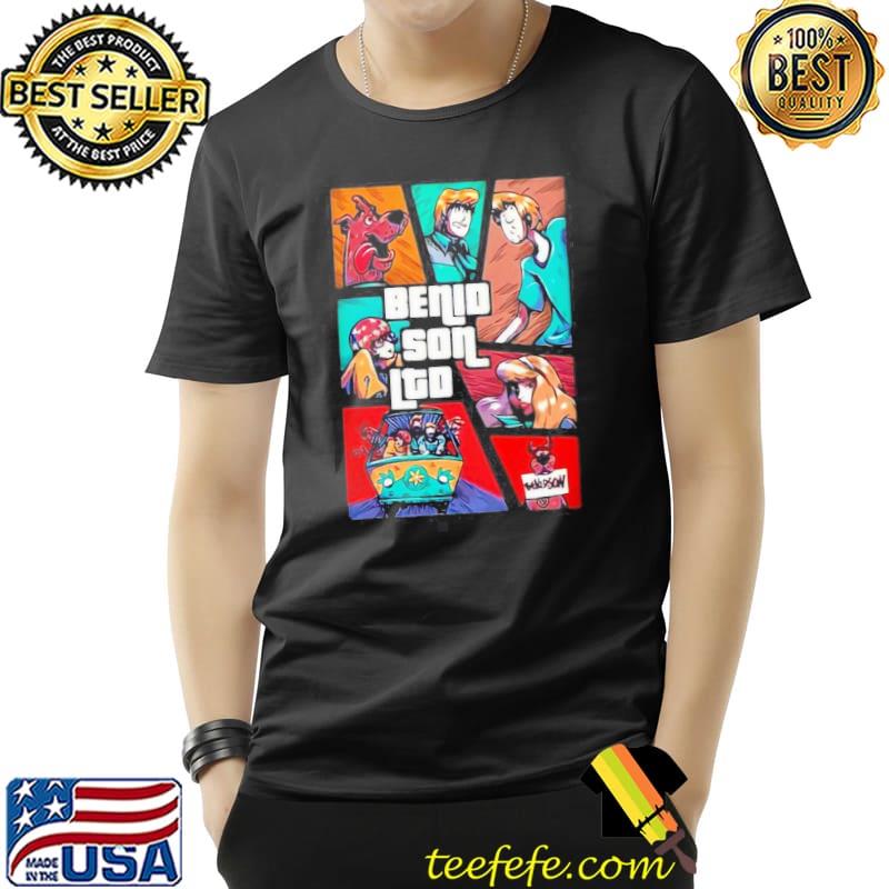 Vintage scobydoo gta style design shirt