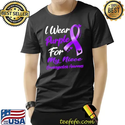 Wedding gift for niece I wear purple for my niece craniosynostosis awareness classic shirt