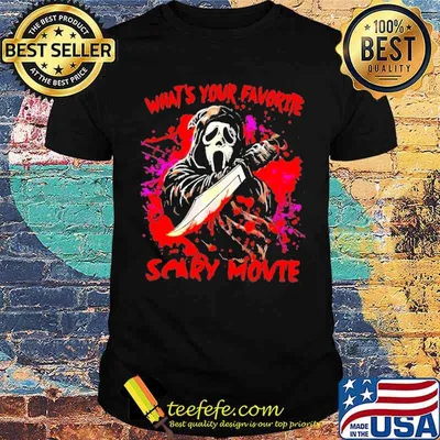 What's your favorite scary movie ghostface Scream shirt