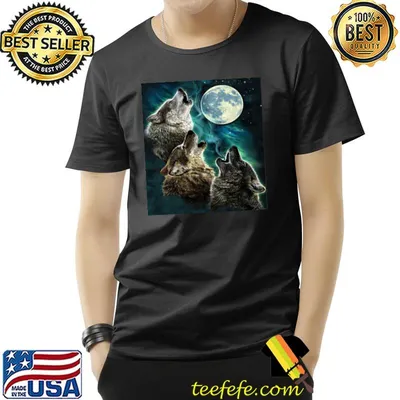 Wolf moon howling wolf classic shirt