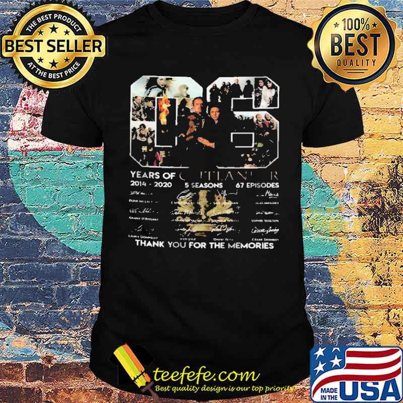 06 Years Of Outlander Thank You For The MEmories Shirt