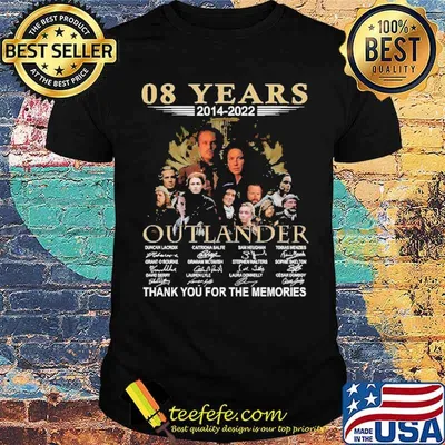 08 Years Outlander 2014 2022 Shirt