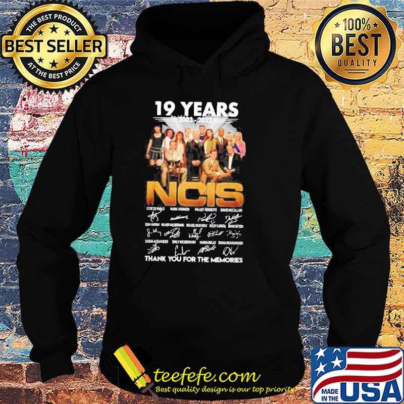 19 years ncis thank for memories signatures s Hoodie 19 years ncis thank for memories signatures s Hoodie
