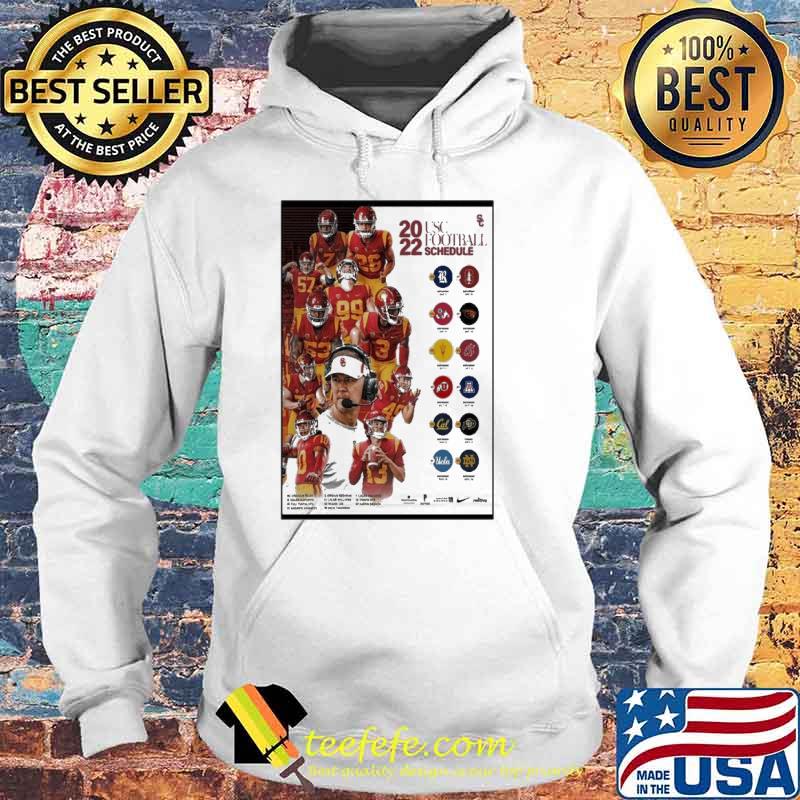 2022 usc Football schedule trojans posters s Hoodie 2022 usc Football schedule trojans posters s Hoodie