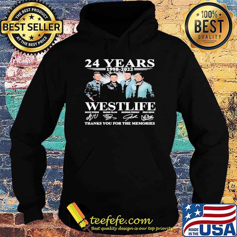 24 years westlife thank for memories signatures s Hoodie 24 years westlife thank for memories signatures s Hoodie