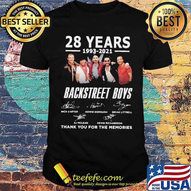 28 Years 1993 2021 Backstreet Boys Shirt
