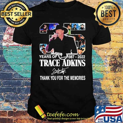 35 Years 1987 2022 Trace Adkins Thank You For The Memories Shirt