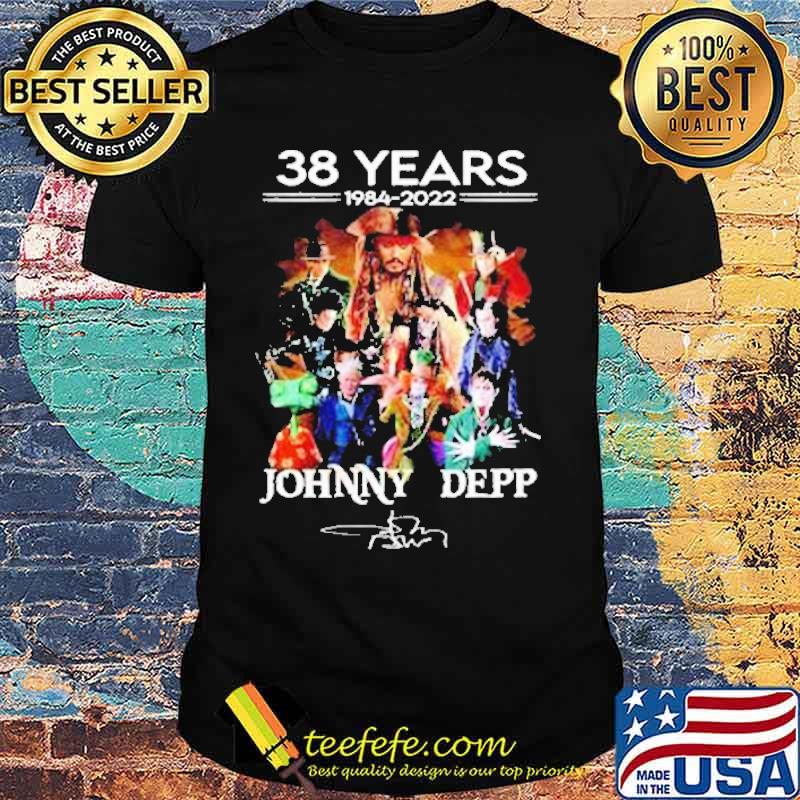 38 Years 1984 2022 Johnny Deep Shirt