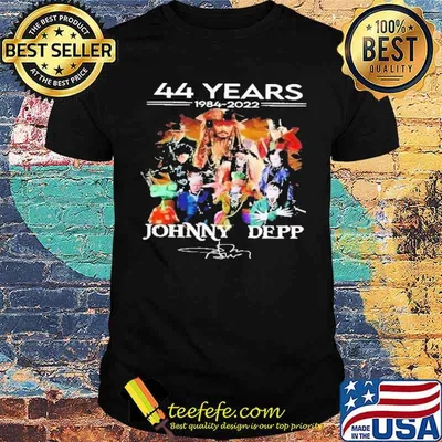 44 Years 1984 2022 Johnny Deep Shirt