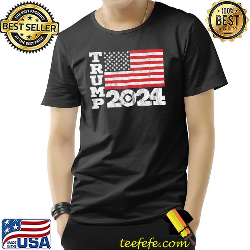 45 47 Trump 2024 vintage us flag Trump supporter shirt