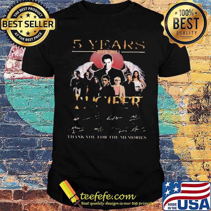 5 Years 2016 2021 Lucifer Thank You For The Memories Shirt