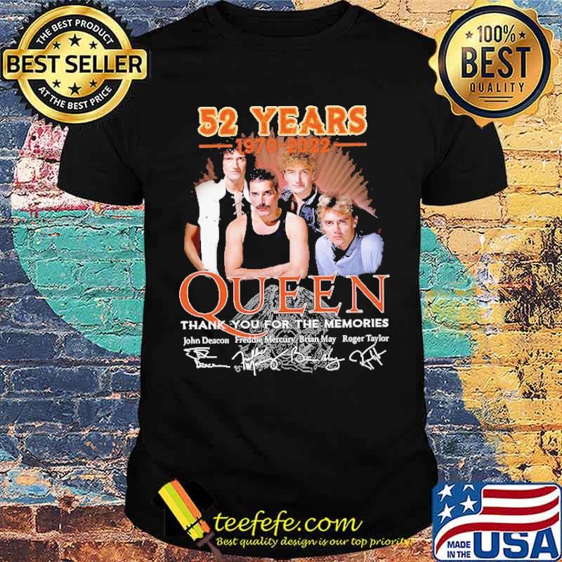 52 Years 1970 2022 Quên Thank You For The Memories Shirt