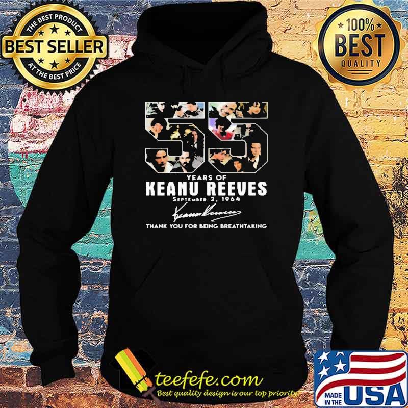55 Years Of Keanu Reeves Thank You For THe MEmories Shirt Hoodie 55 Years Of Keanu Reeves Thank You For THe MEmories Shirt Hoodie