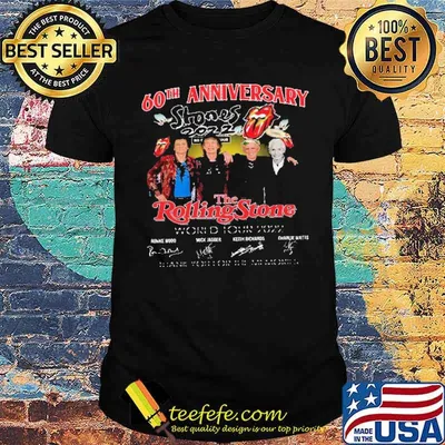 60th Anniversary The Rolling Stone Thank you For THe MEmories Shirt