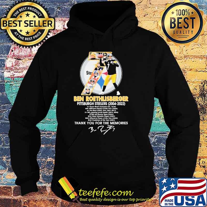 7 Ben Roethlisberger Steelers Thank You For The Memories Shirt Hoodie 7 Ben Roethlisberger Steelers Thank You For The Memories Shirt Hoodie