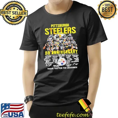 88 years 1933 2022 Pittsburgh slers Football signatures thank you for the memories shirt