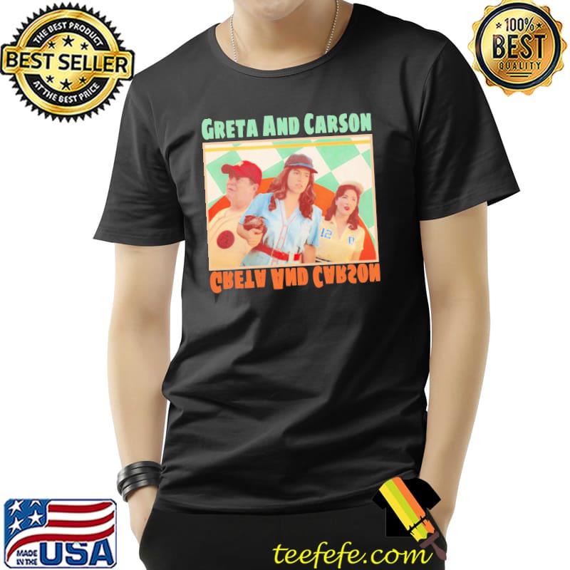 A league of their own greta and carson vintage graphic shirt