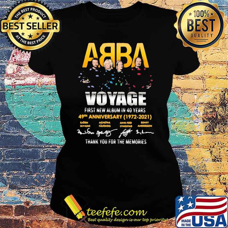 ABBA Voyage First New Album In 40 Years Shirt Ladies tee ABBA Voyage First New Album In 40 Years Shirt Ladies tee