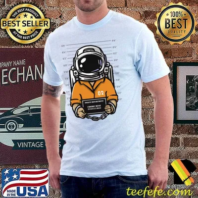 Abstracts Space Police Department Cosmic Dust T-Shirt
