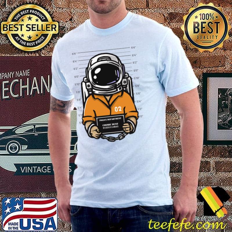 Abstracts Space Police Department Cosmic Dust T-Shirt