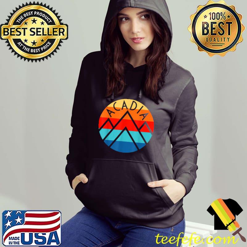 Acadia Maine Nature Hiking Mountains Outdoors Vintage T-Shirt Hoodie Acadia Maine Nature Hiking Mountains Outdoors Vintage T-Shirt Hoodie