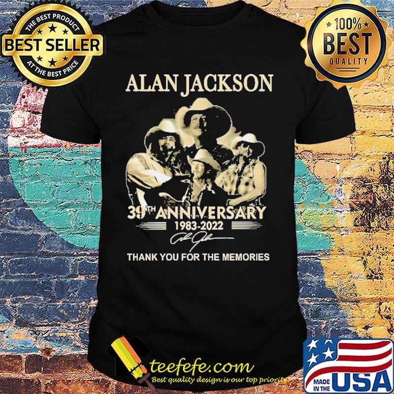 Alan Jackson 39th Anniversary 1983 2022 Shirt Alan Jackson 39th Anniversary 1983 2022 Shirt