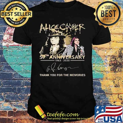 Alice Cooper 57th Anniversary 1963 2022 Shirt