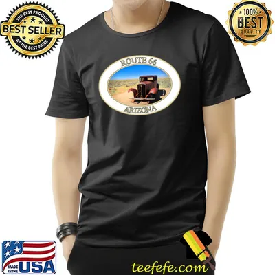 Antique Car On Historic Old Route 66 In Arizona T-Shirt