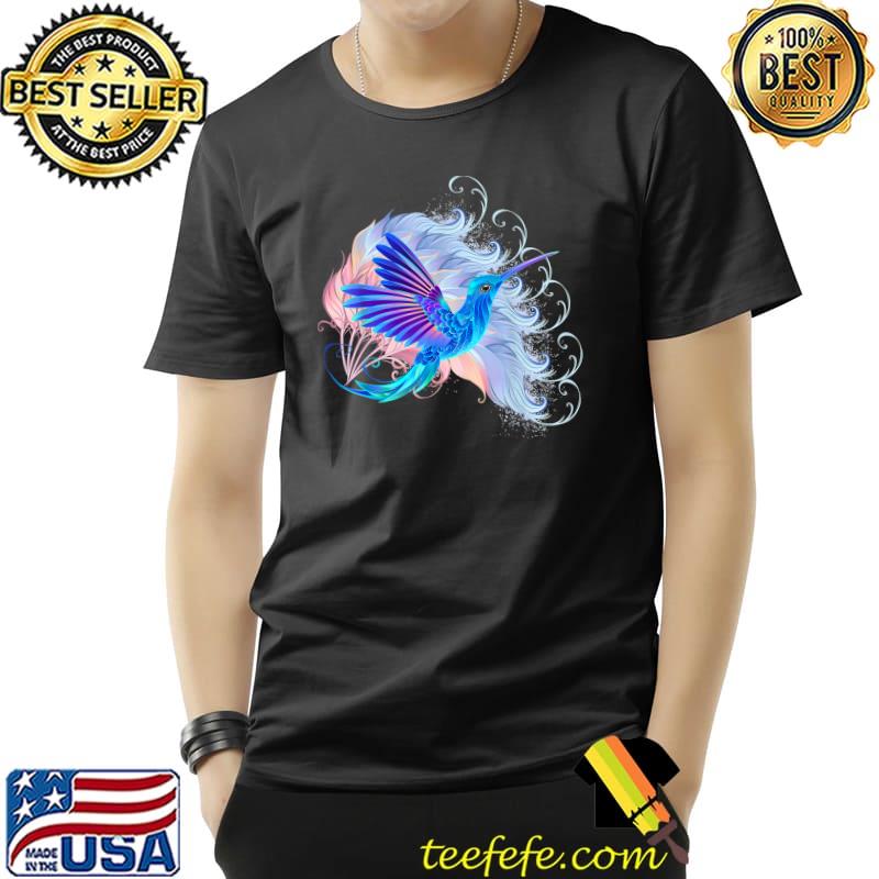 Awesome Colibri Feather Casual Plus Graphic T-Shirt