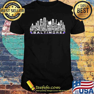 Ball Timore Steve Smith Ray Lewis Shirt