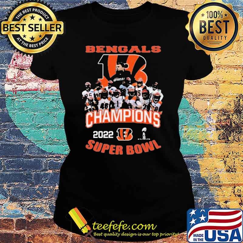 Bengals Champions 2022 Super Bowls Shirt Ladies tee Bengals Champions 2022 Super Bowls Shirt Ladies tee