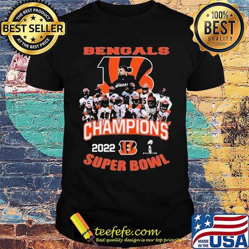 Bengals Champions 2022 Super Bowls Shirt Bengals Champions 2022 Super Bowls Shirt