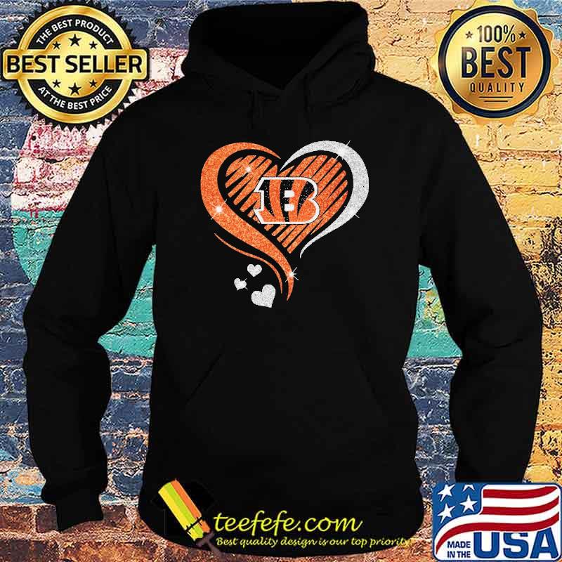 Bengals Heart Shirt Hoodie Bengals Heart Shirt Hoodie