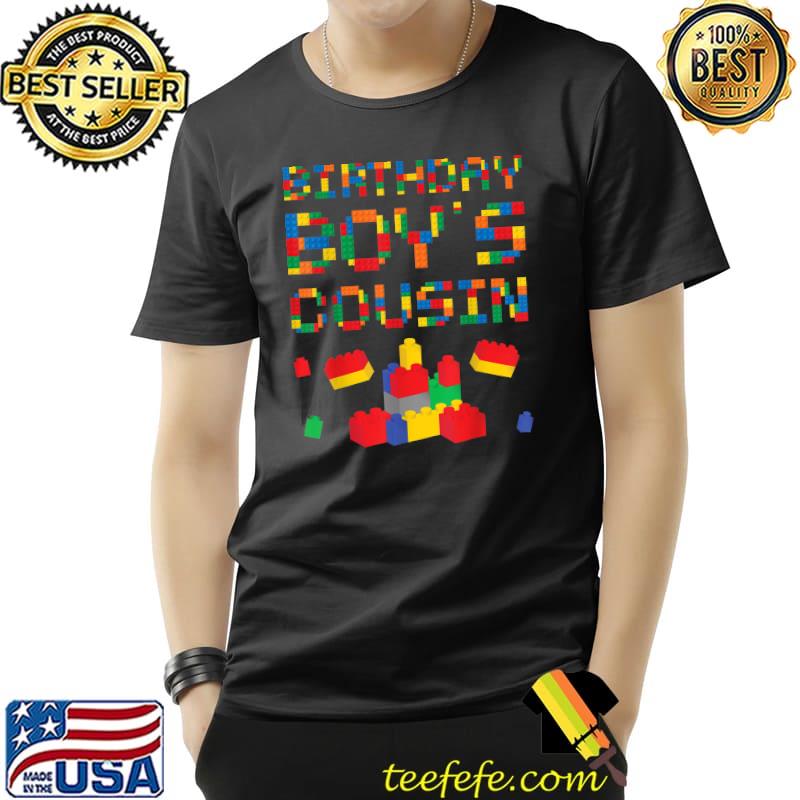 Building Block Cousin Of Birthday Boy T-Shirt