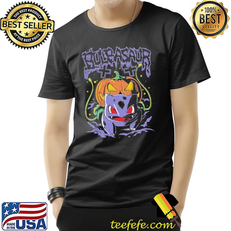 Bulbasaur halloween retro gaming trending shirt