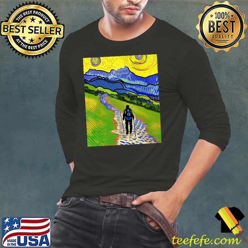 Camino De Santiago De Compostela Pilgrim Way Of St. James T-Shirt Long Sleeve Tee Camino De Santiago De Compostela Pilgrim Way Of St. James T-Shirt Long Sleeve Tee