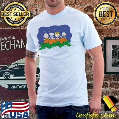 Charlie brown halloween meet Charlie brown friends with great pumpkin village at arboretum classic shirt
