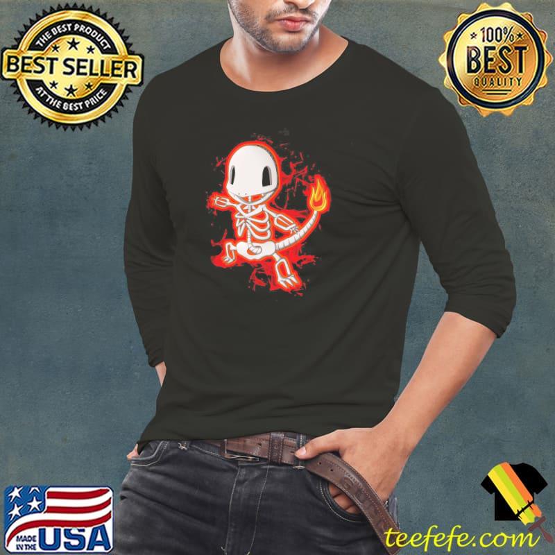 Charmander skeleton halloween trending s Long Sleeve Tee Charmander skeleton halloween trending s Long Sleeve Tee