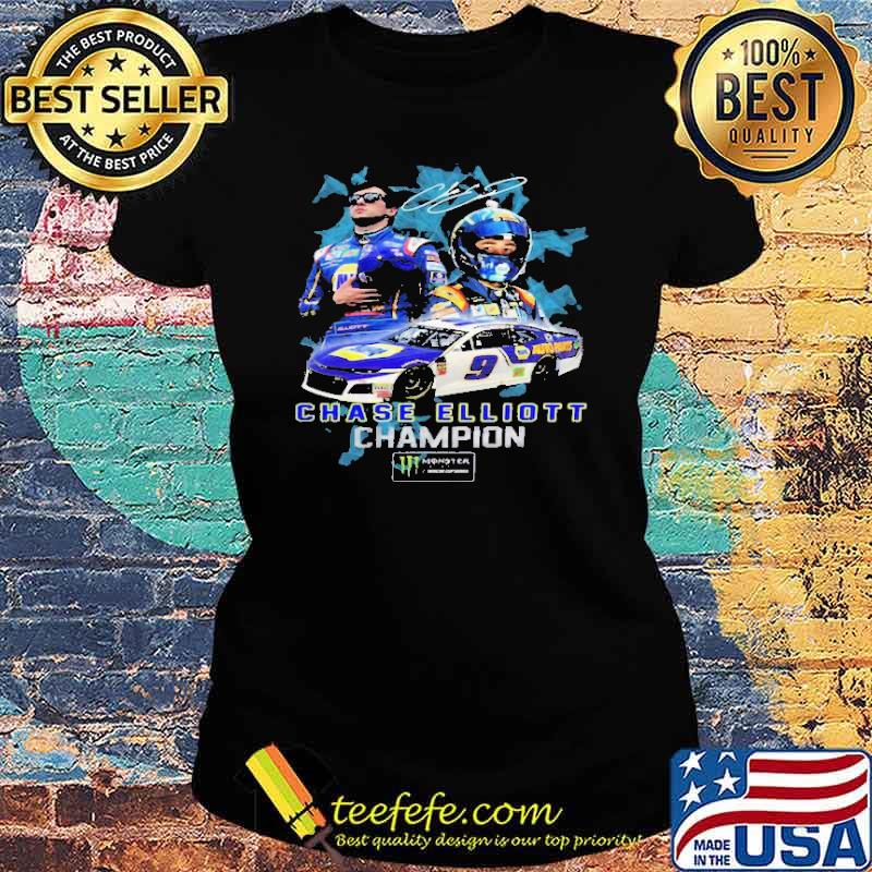 Chase Elliott Champion Racing Shirt Ladies tee Chase Elliott Champion Racing Shirt Ladies tee