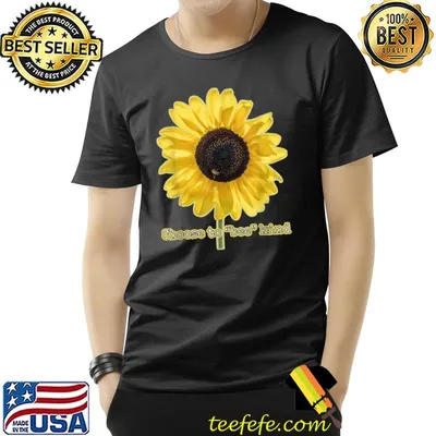 Choose to bee kind giant sunflower with honey bee T-Shirt