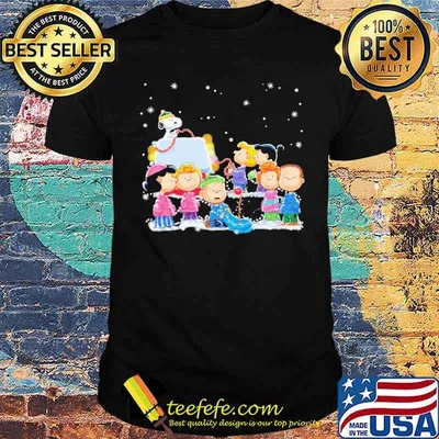 Christmas peanuts snoopy shirt
