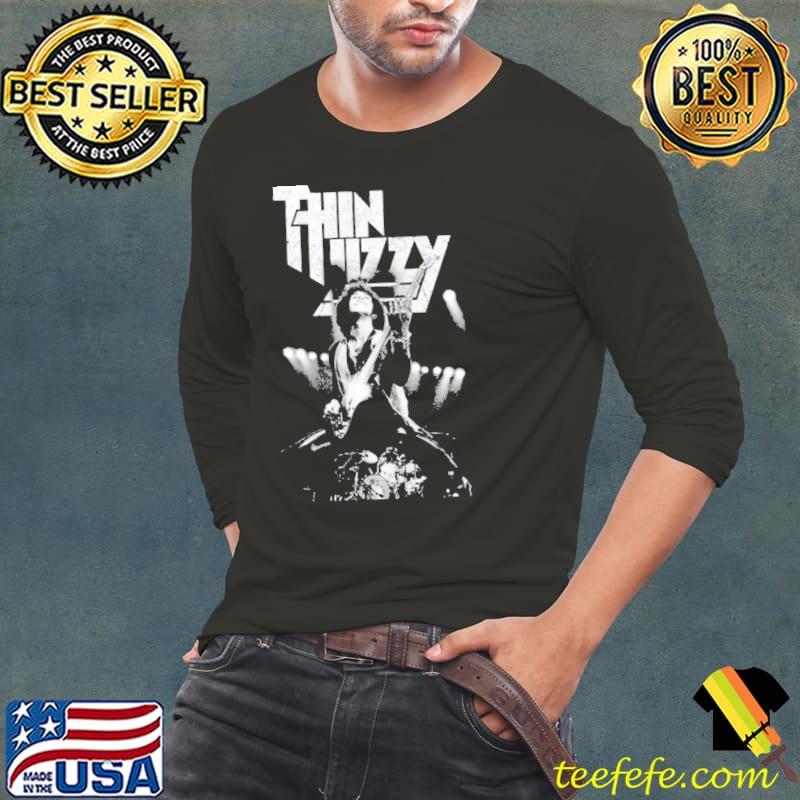 Cibolow goodl black and white art thin lizzy classic s Long Sleeve Tee Cibolow goodl black and white art thin lizzy classic s Long Sleeve Tee