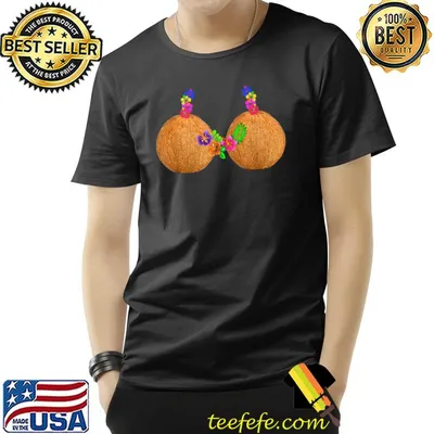 Coconut Bra Hawaii Luau Costume Summer Vacation T-Shirt