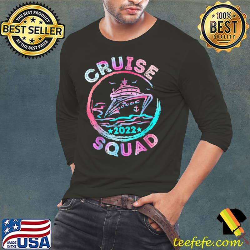 Cruise Squad 2022 Matching Family Group With Anchor T-Shirt Long Sleeve Tee Cruise Squad 2022 Matching Family Group With Anchor T-Shirt Long Sleeve Tee